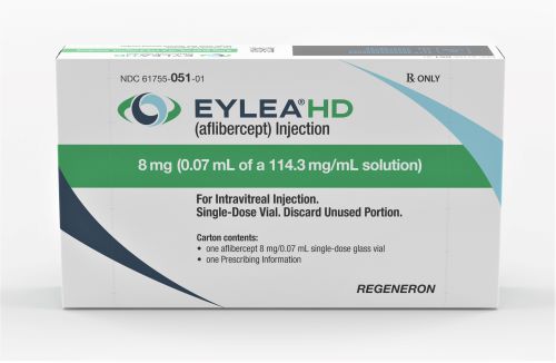 US FDA Approves Eylea HD  for RVO, Plus Monthly Dosing in All Approved Indications