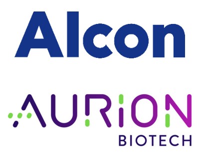 Alcon Announces Majority Ownership of Aurion Cell Therapy Company
