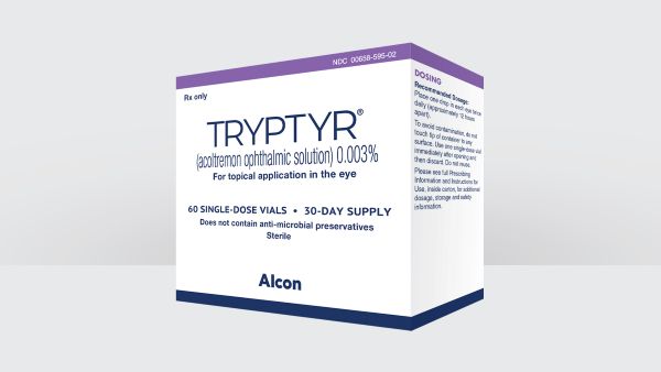 Alcon Launches Tryptyr (Acoltremon) Drops for Dry Eye in US