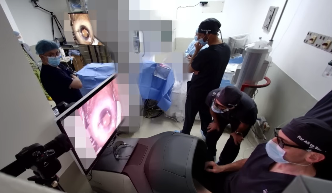 First Human Cataract Surgery Performed with ForSight’s Robotic Aid